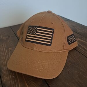 Grunt Style Tan American Flag Hat